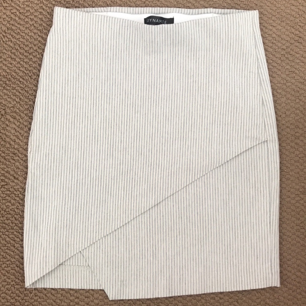 STRIPED MINI SKIRT